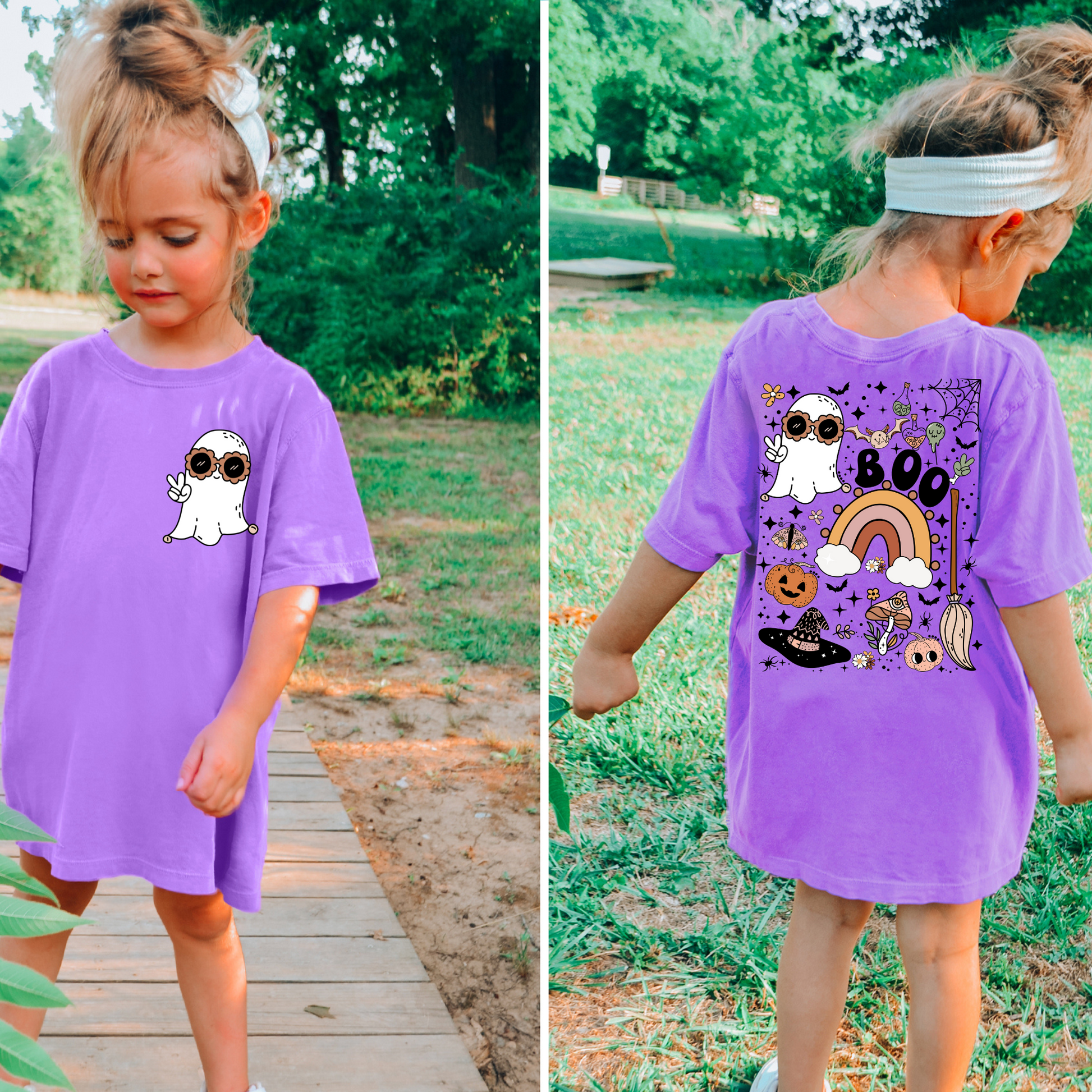 Girl's Cute Spooky Boo T-Shirt