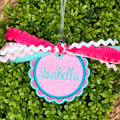 Double Scallop Bag Tag