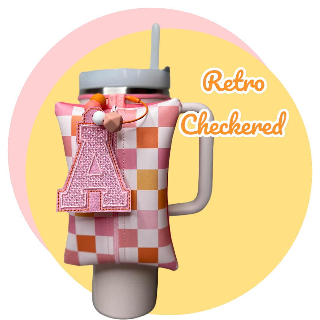 Tumbler Pouch - Retro Checkered