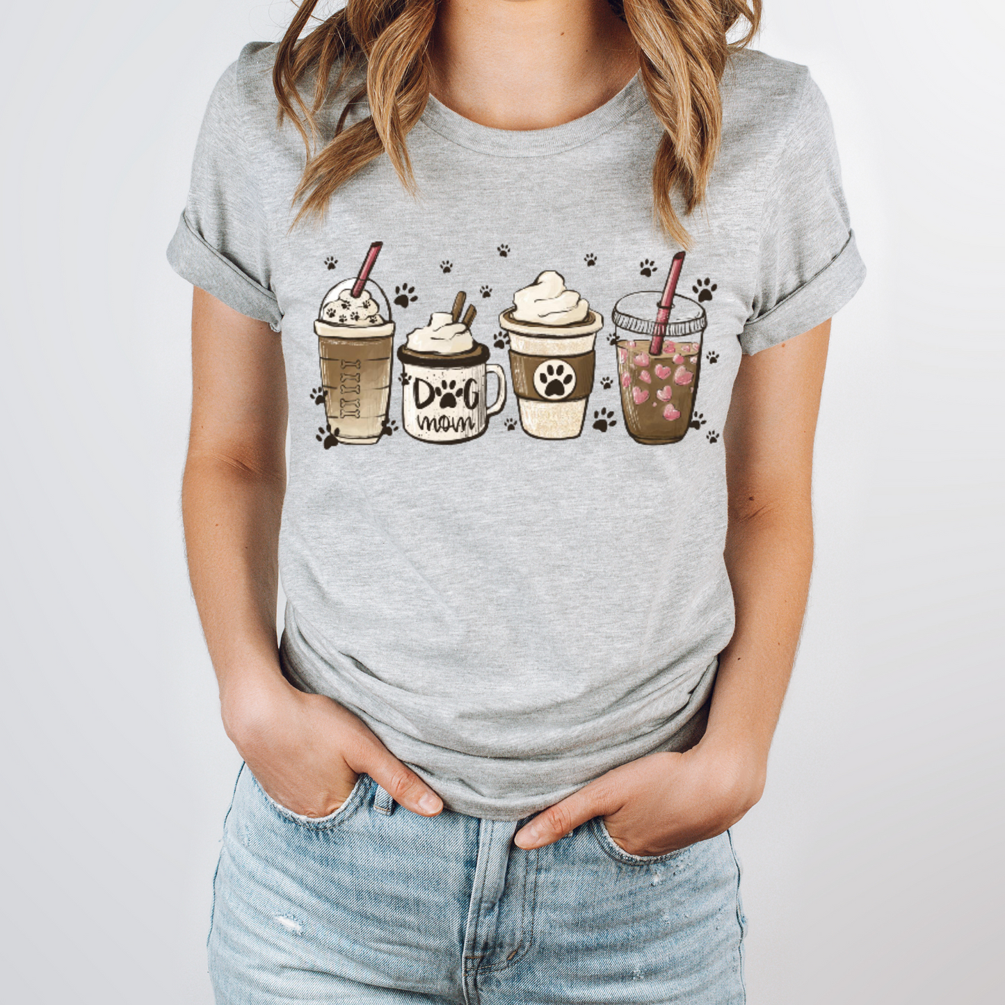 Dog Mom Coffee Graphic Tee