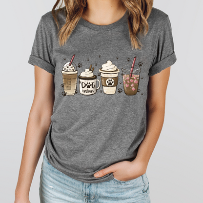 Dog Mom Coffee Graphic Tee